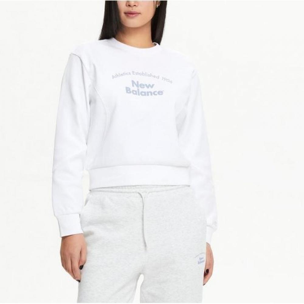 New Balance Свитшот W Signature Round Полуприлегающего кроя B1 nbncf1W222 10 31