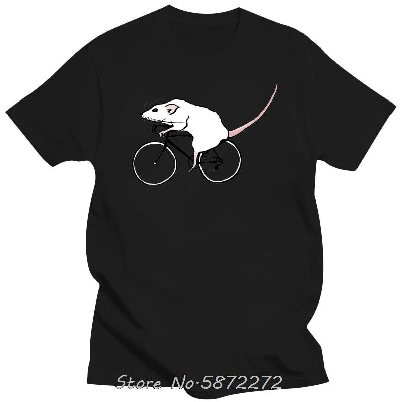 Fashion Cycling Rat Casual Tops O Neck Summer Tees Cotton Fitness Tshirt Oversized Unisex T Shirt Unisexs Clothing Streetwear