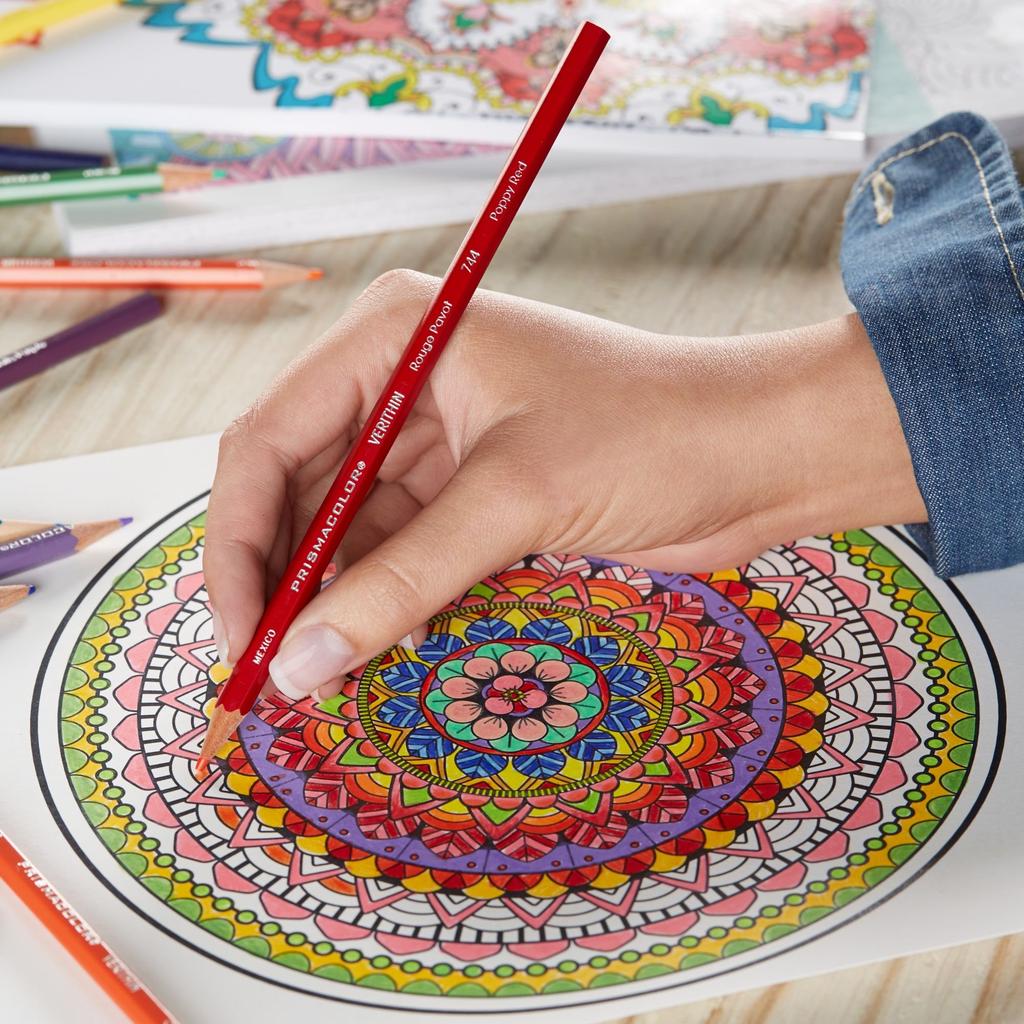 Карандаши цветные SANFORD Prismacolor Verithin многоцветные 12 штук