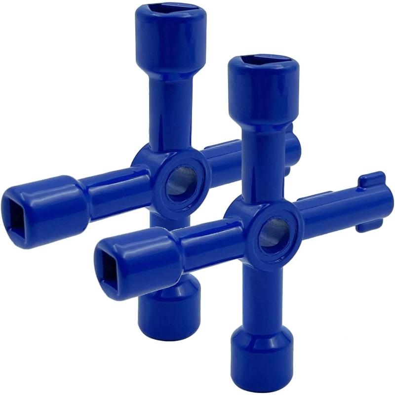 Универсальный 4-в-1 Многофункциональный Ключ-крест из нержавеющей стали для Водяного Газового Счетчика Вентиля Шкафа Лифта