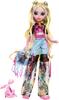 Monster high Набор из сетчатой футболки и брюк-карго цвета Лагуна Блю с куклой, блокнотом с рыбками и другими аксессуарами на тему Нептуна, рюкзаком, закусками.