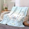 1pc, Sanrio Cinnamoroll Home Decor Flannel Blanket: Perfect Gift for Bedroom, Living Room, Travel, Camping, Car, Beach, Office Naps, Ideal Sofa Blanke