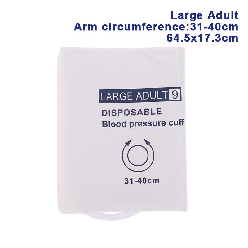 Disposable Large Adult Infant Child Arm Blood Pressure Cuff Without Bladder Single Tube Non Woven Fabric Composite Material