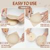 9.5/10.5 Inch Pottery Molds Ceramic Molds for Clay Wood with Handle Plaster Molds for Ceramics Plate Press Mold for Bowls Dish