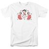 Betty Boop BB Dance Cartoon Merchandise White Unisex T-shirt