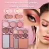 8Color Cat Claw Eyeshadow Palette Cute Eye Makeup Palette Long Lasting Glitter Rose Blush Eye Shadows Korean Women Cosmetics