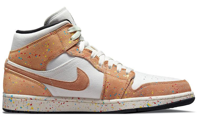 Air Jordan 1 Mid Se 'Разбрызганная краска кистью' DA8005-100