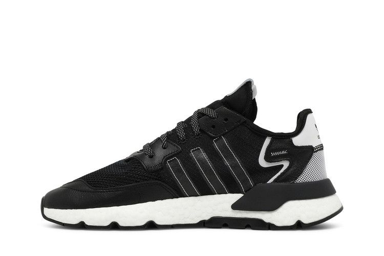 Мужские кроссовки adidas Nite Jogger 'Черный Белый'