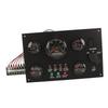 300x190mm Engine Boat Instrument Panel Water Oil Temperature Oil Level Voltage Tachometer 5 Gauge Set for Yachts RVs