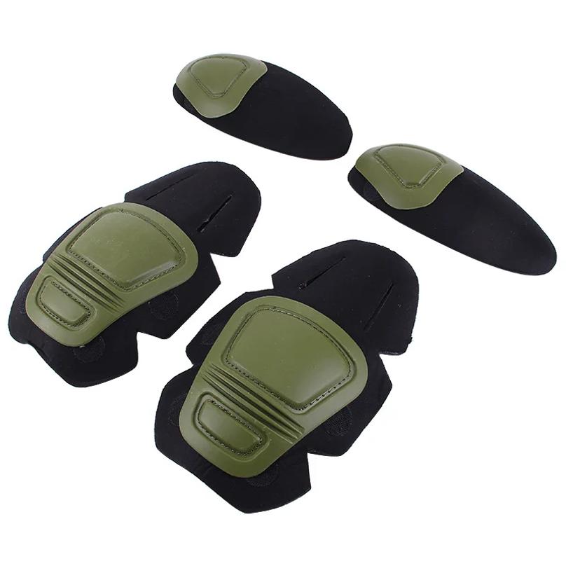 Спортивные Защитные Наколенники Налокотники Защита для Пейнтбола Airsoft Тактические Вставные Защитные Элементы G2G3 Frog Top Брюки Снаряжение Боевые Наколенники