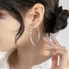 European & American Style Large Circle Hoop Earrings with Diamond Pattern and Korean Girl Group Fashion