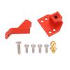 RC Car Tow Trailer Hitch Shackle Hook 4.5mm Ball Head Screw 13mm Hole Distance Alloy for 110 RC