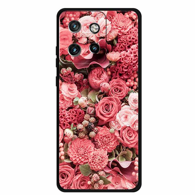 Soft Case For Motorola Moto G75 5G Cover Silicone Print Luxury Flower TPU Soft Phone Cases For Moto G75 5G Animal Colorful TPU