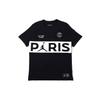 Air x PSG Кроссовер Paris Saint-Germain Короткий рукав 'Черно-белый' Мужской BQ8390-010