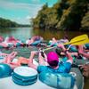 Спорт на открытом воздухе на воде телескопическое весло портативное регулируемое весло из алюминиевого сплава безопасная лодка