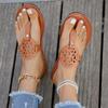 Fashion Women Slippers Outside Casual Beach Women Shoes Summer New Flats Flip Flop Sandals Walking Clip Toe Rome Buckle Ladies Slides
