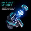 Fidget Spinner Alloy Luminous Light EDC Hand Gyroscope Stress Toys R188 Silent Bearing for Adults Male Kids Toys Birthday Gift