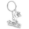 Bike Keychain Bike and Helmet Metal Key Pendant Keychain Personalized Lucky Charm Gift Valentine's Day,