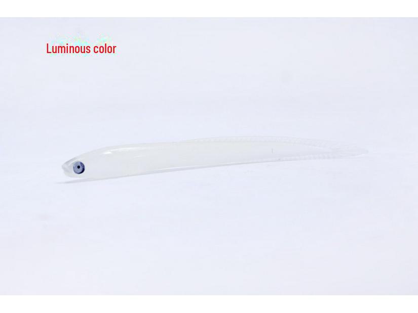 Светящаяся мягкая наживка для рыбы в виде маленького угря - 13 см, 6 г, имитация наживки для рыбы