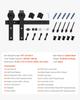 VEVOR 6FT Sliding Barn Door Hardware Kit, 330 LBS Weight Capacity