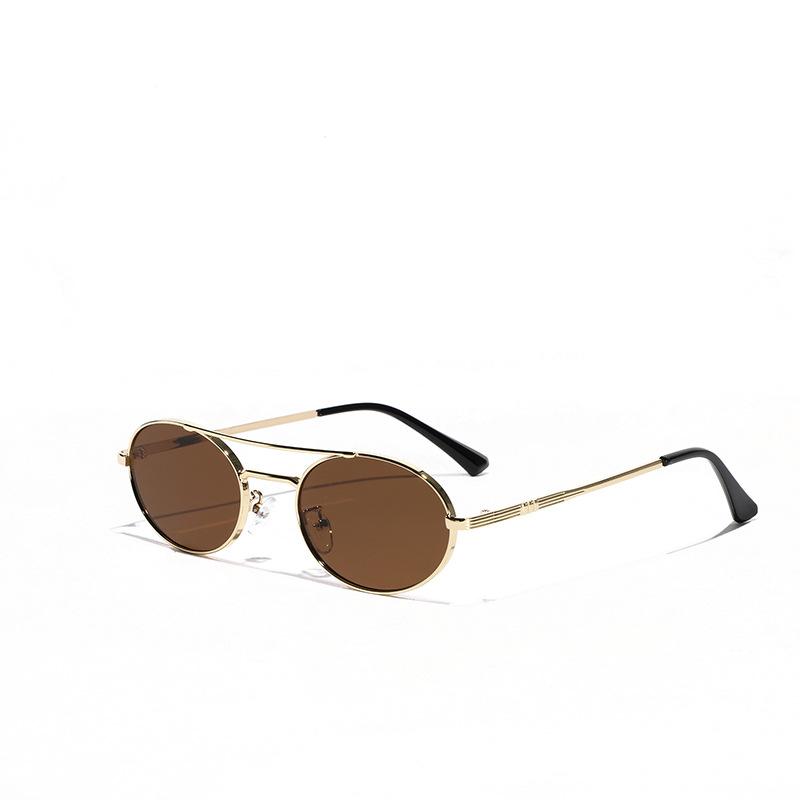 Очки Постепенное изменение цвета Солнцезащитные очки Женские Уличные очки Металлические Двойные Лучевые Солнцезащитные очки Мужские