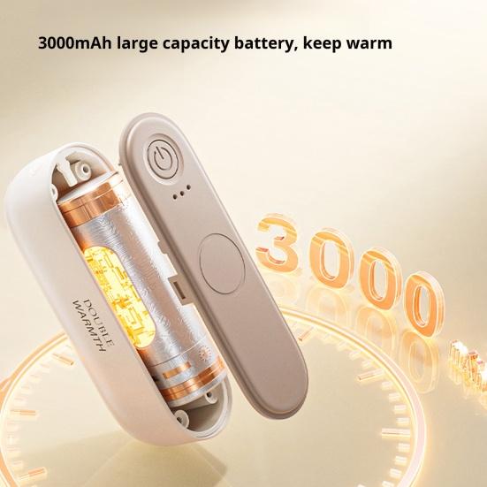 Магнитная грелка с быстрым нагревом, регулируемая температура, перезаряжаемая, раздельная, карманная грелка, зимняя грелка