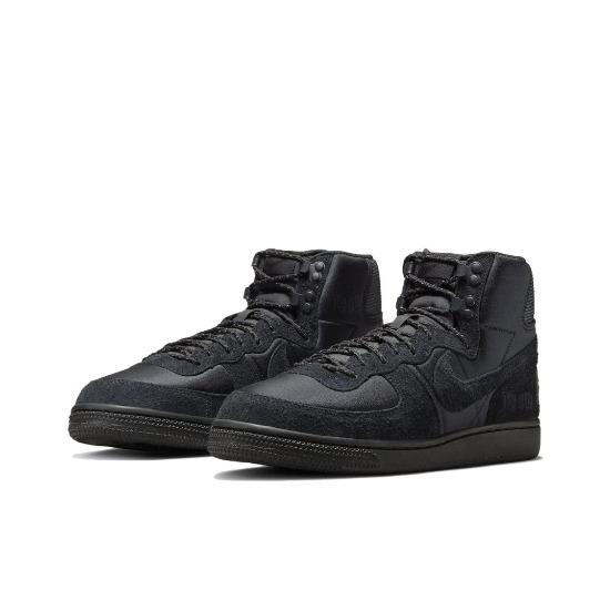 Nike Terminator High "Туристические ботинки" Мужские Ретро Черный Воин Нескользящие Износостойкие Высокие Кеды Черные FJ5464-010