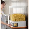 Автоматическое кухонное ведро для риса, коробка для приправ, кухонный органайзер, контейнер для хранения еды, дозатор зерна, влагостойкий ящик для хранения