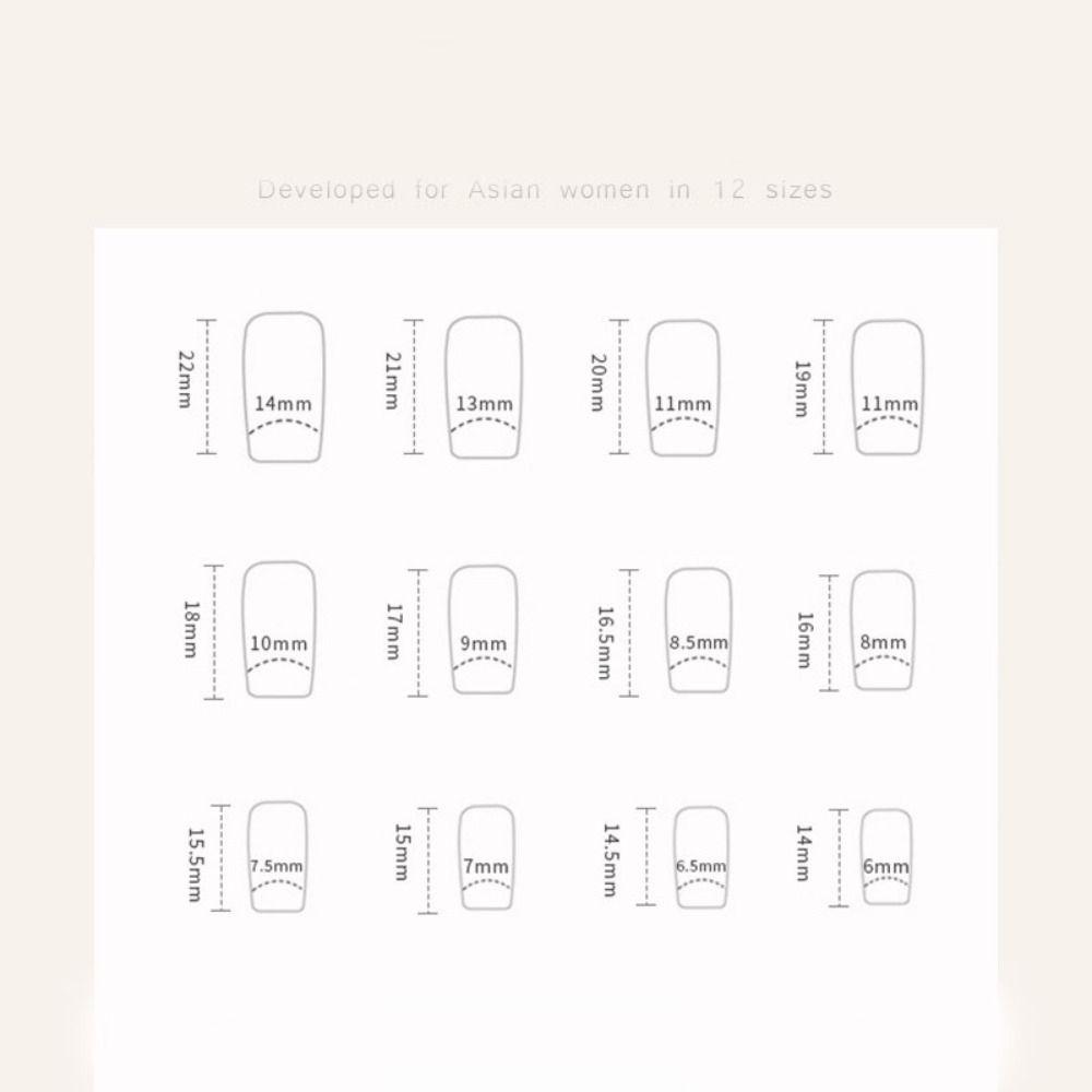 Aurora French Fake Nials French Press On Nails Fashion False Nails DIY