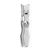 Self-locking folding nail clippers