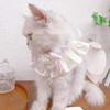 Accessories Cat Necklace Neck Strap Lace Bowknot Dog Neckerchief Puppy String Bib Pearl Collar