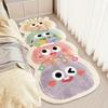 Imitation Cashmere Living Room Carpet Warm And Cool In Color Crayon-Style Small New Bedroom Bedside Rug Home Decor Item