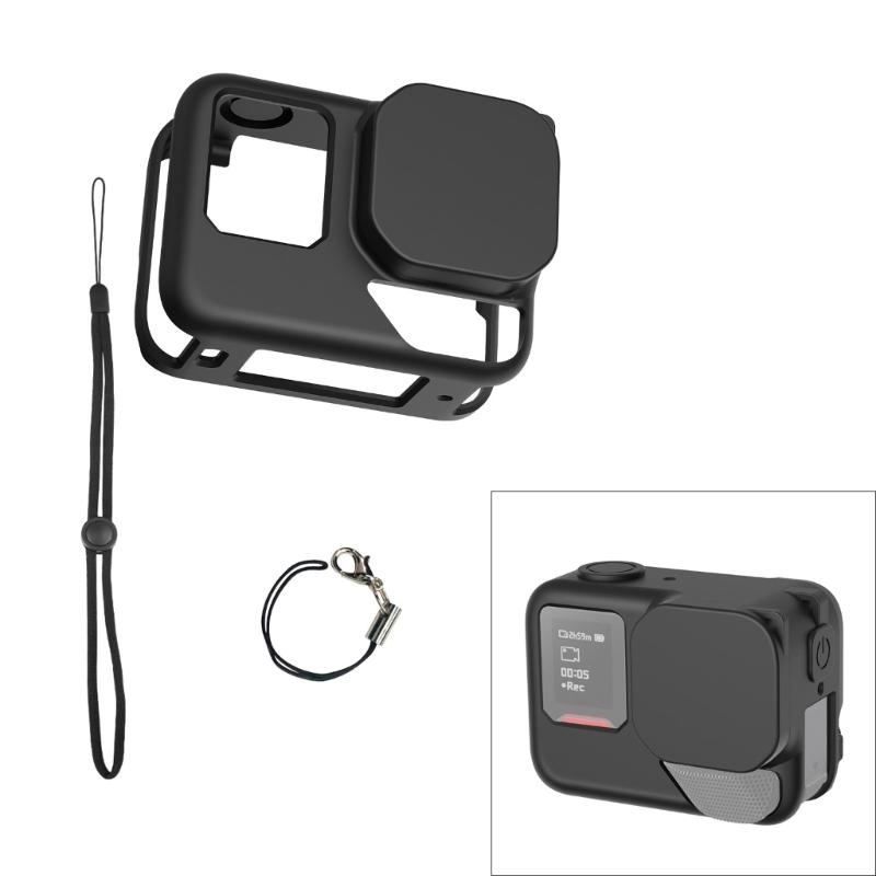 Silicone Case Featuring Precise Cut and Durability For 360 Action With Lens Cover