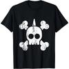 Punk Skull Bones Rock Music Aesthetic Subculture Rocker T-Shirt