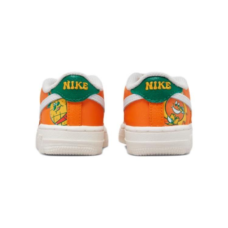(TD) Nike Air Force 1 Low LV8 'Orange White' Baby DQ5087-811