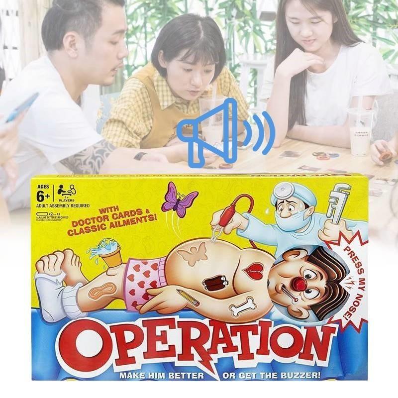 Musical And Sound-activated Operation Game Battery-powered Santa Tabletop Toy