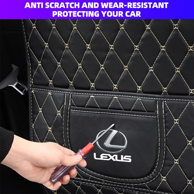 Interior Stickers Car Seat Backrest Anti-kick Pad Anti- Dirt Scratch Mat Auto Interior Accessories For Lexus F SPORT GX460 Ct200