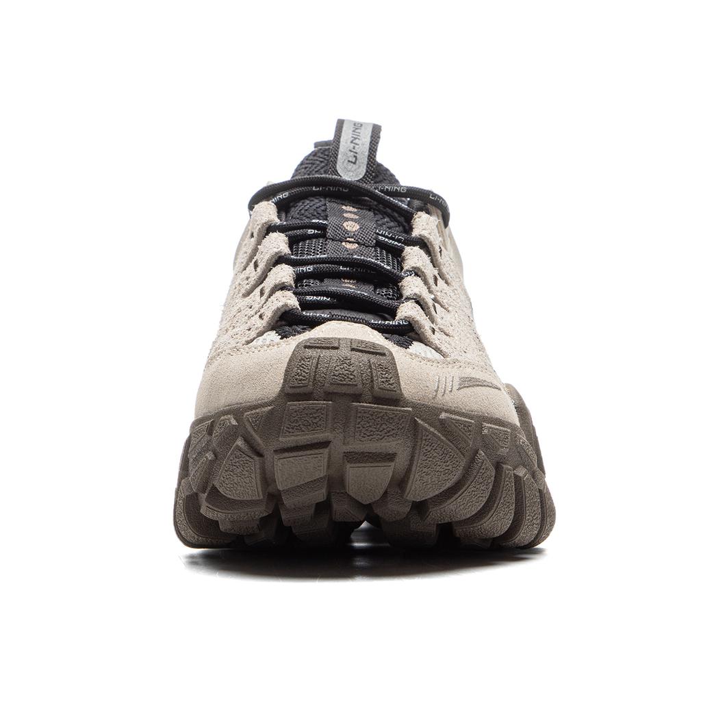 Li Ning Sand Dune Retro Толстая подошва Удобная амортизирующая Нескользящая износостойкая дышащая низкая повседневная обувь Женские кроссовки AGCU436-1