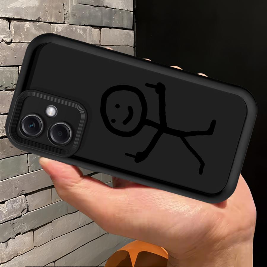 Чехол-бампер Stickman 'Пальцевые люди' для Xiaomi Poco F8 X3 Pro C51 X3 NFC C50 C61