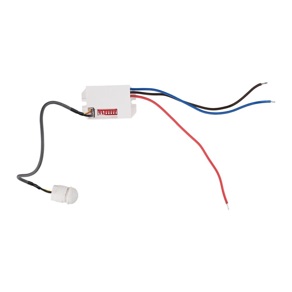 Датчик движения PIR для выключателя света, детектор присутствия, режим покоя, DIP-переключатели, 6 м, регулируемый, потолочный, 220-240 В/AC° 50/60 Гц, для дома