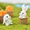 Fashion Rabbit Statue Eco-friendly Plastic Colorfast