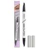 zephoco Gray Dual-Ended Waterproof Eyebrow Pencil: Natural color for defined, sculpted brows; smooth and easy to use