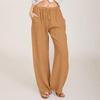 Women's Casual Wide-leg Pants Loose Plus Size Breathable Light Pants