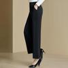 Women's Elastic Waist Flare Casual Pants