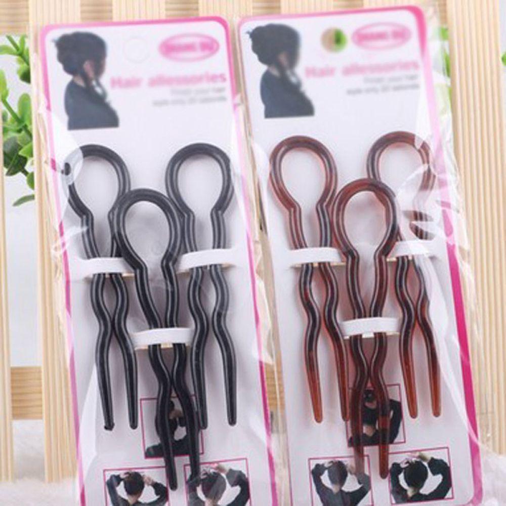 Hairstyle Hair Modelling Hairdressing Fork Tools U Shape Fork Tool Hair Fork Hair Clips Hair Pin