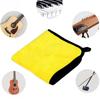 Instrument Cleaning Cloth Folk Electric Guitar Piano Cleaning Cloth Soft String Wiping Stain Removal Cloth Guitar Accessories
