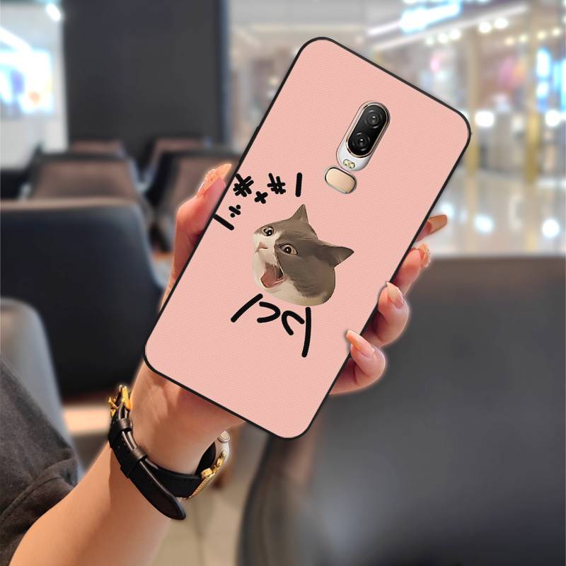 Чехол-накладка Soft case для OnePlus 6/1+6, модный дизайн "граффити", чехол для телефона, противоударный ТПУ, для пары, водонепроницаемый