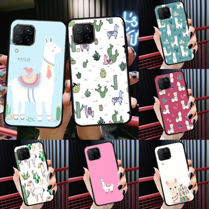 Чехол Lama Llama Alpacas для Huawei Nova Y72 Y90 Y61 Y91 Y60 Y70 12s 12i 11i 8i 9 10 SE P20 P40 Lite P60 P30 Pro