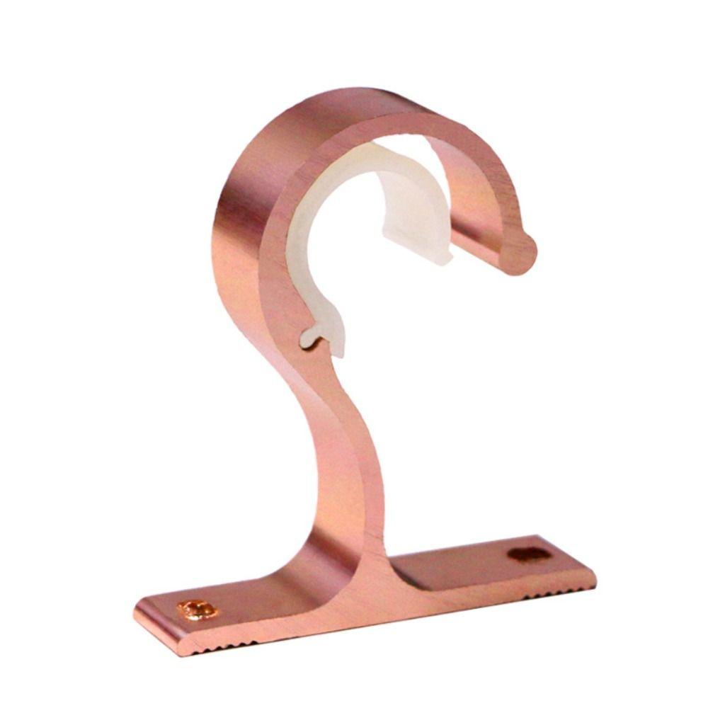 Practical DIY Durable Thicken Curtain Bracket Drapery Rod Holder Curtain Rod Holder Support Rack
