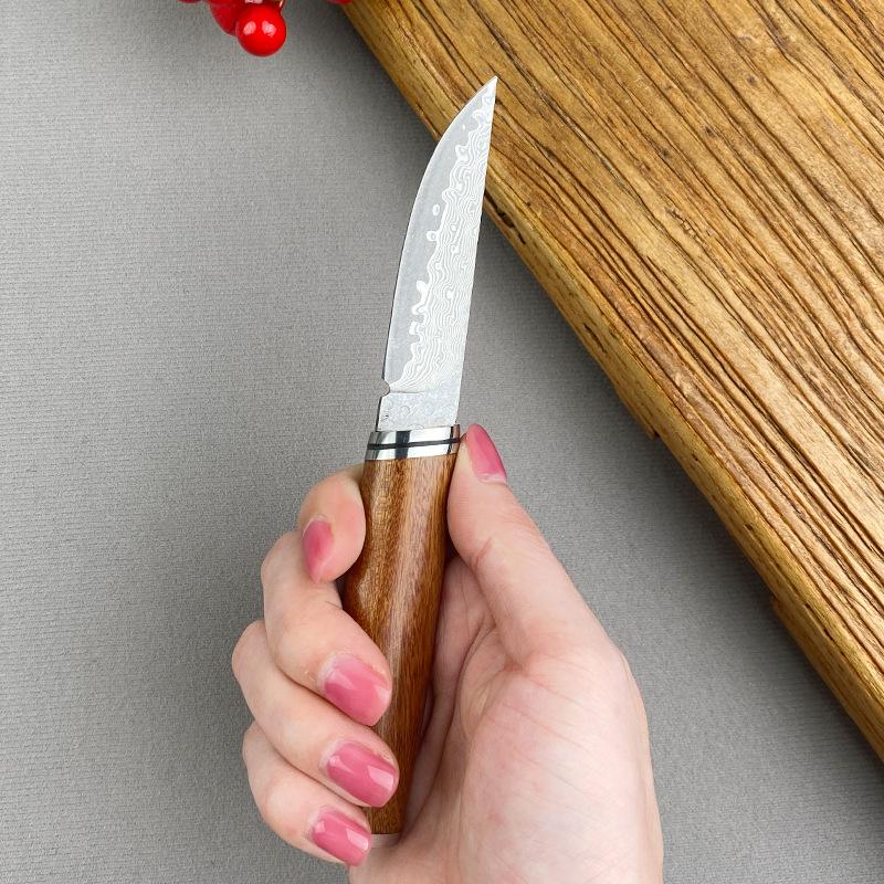 Нож для разделки мяса из дамасской нержавеющей стали, кухонный нож повара, филейный нож, мясной тесак, овощерезка